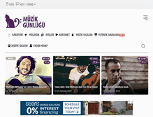 Tablet Screenshot of muzikgunlugu.com